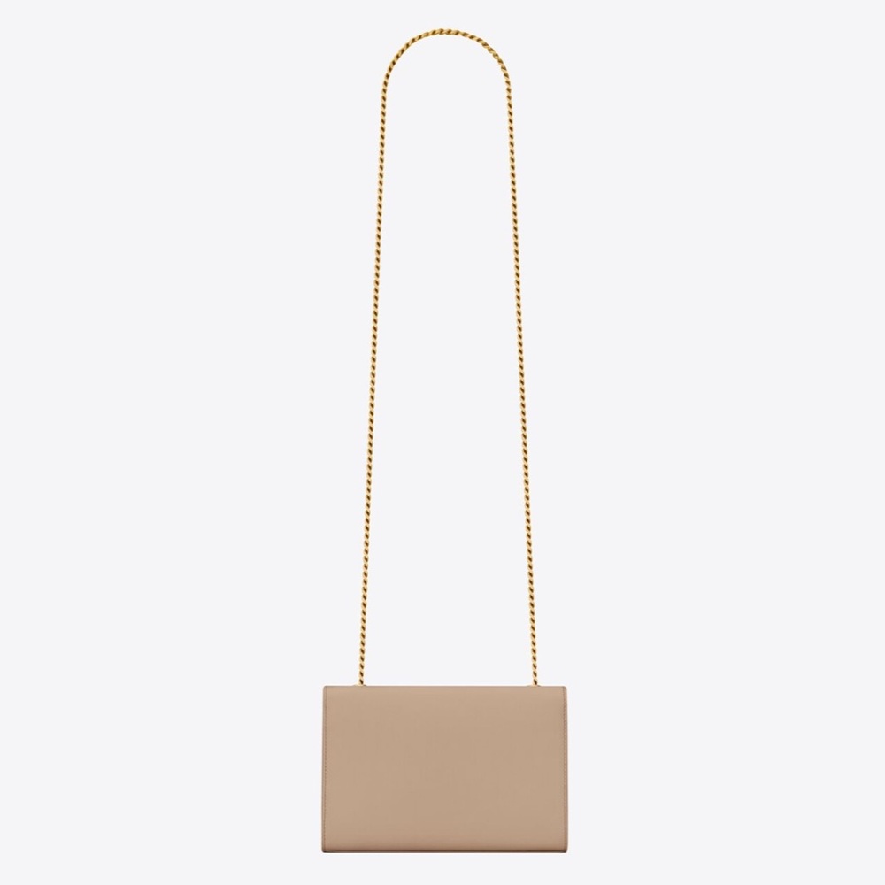 Authentic YSL Saint Laurent KATE SMALL CHAIN BAG IN GRAIN DE POUDRE MSRP $2,268! - Picture 6 of 17